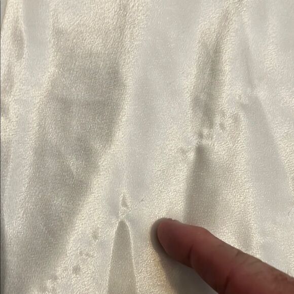 Vintage Elegant White Lace Trim Semi Sheer Chemise Nightgown Romantic Feminine - Picture 11 of 12